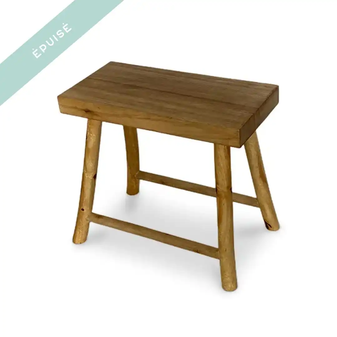 ce tabouret pourra vous servir comme assise supplémentaire ou table d'appoint!