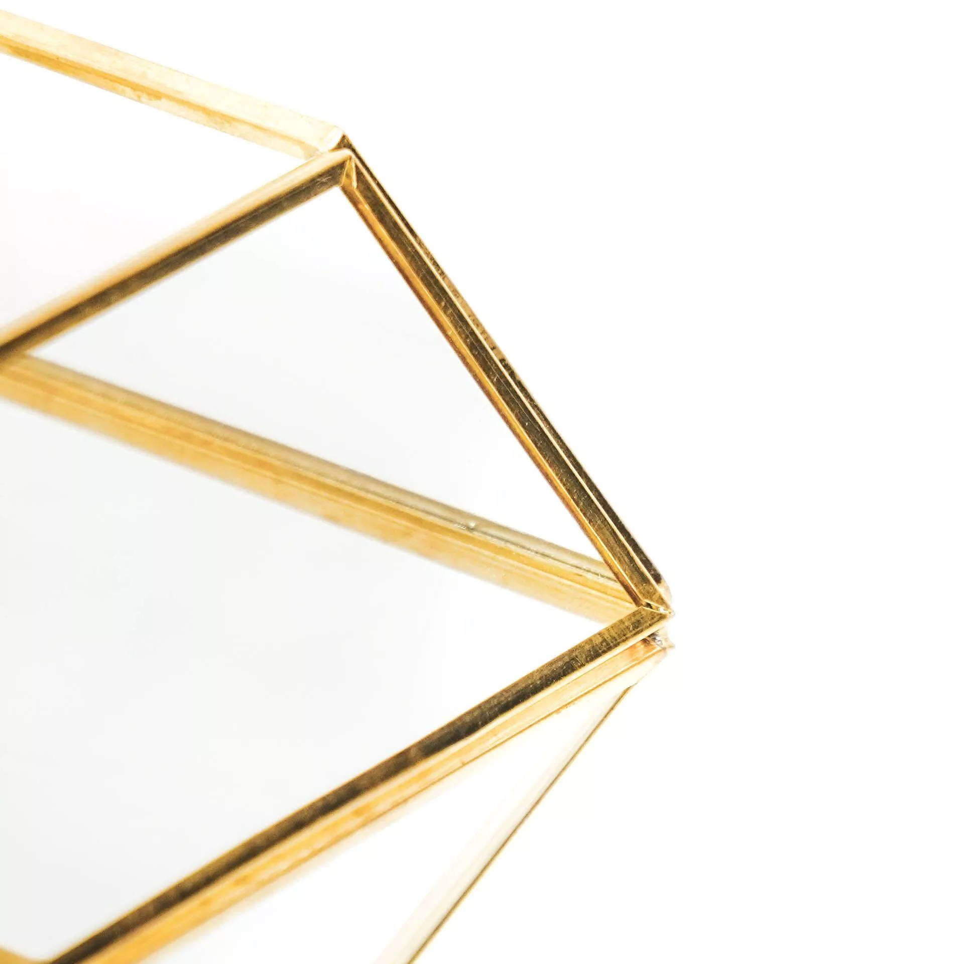 Boîte à bijoux verre et laiton – Image 2