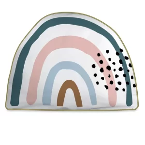 magnifique coussin arc-en-ciel