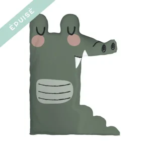 coussin crocodile épuisé