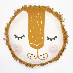 coussin tete de lion tout mignon
