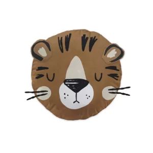 coussin tête de tigre