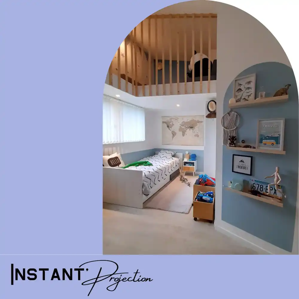 Instant'Projection est une prestation complète avec plans, visuels 3D et shopping list
