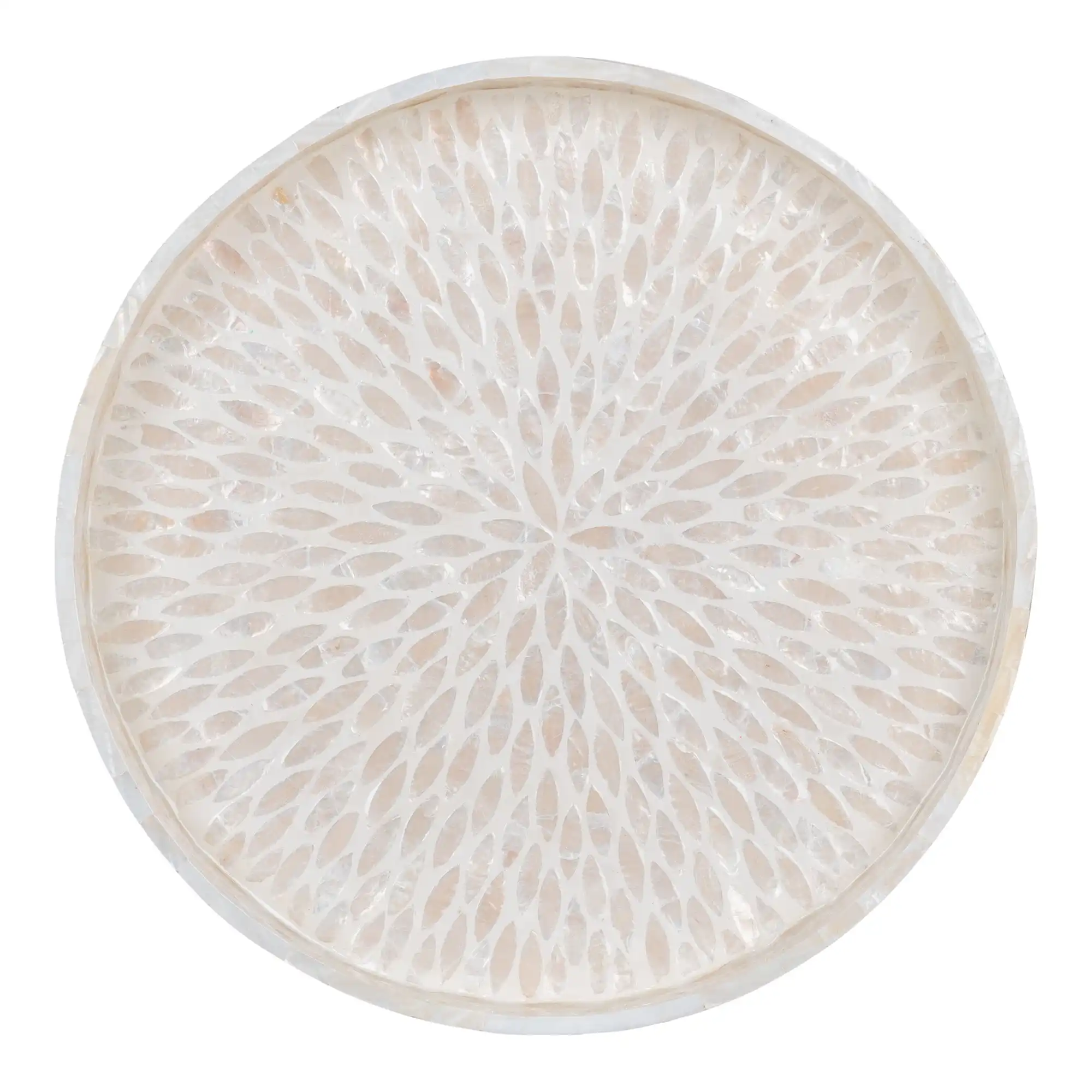 Zoom sur le motif formé par le capiz