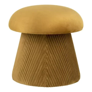 Ce pouf Hampton en forme de champignon apportera une touche nature à votre intérieur!