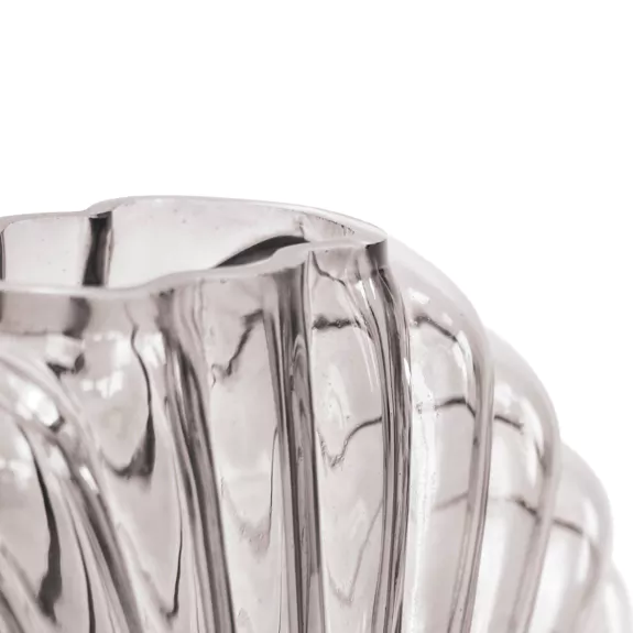 vase coquillage fumé